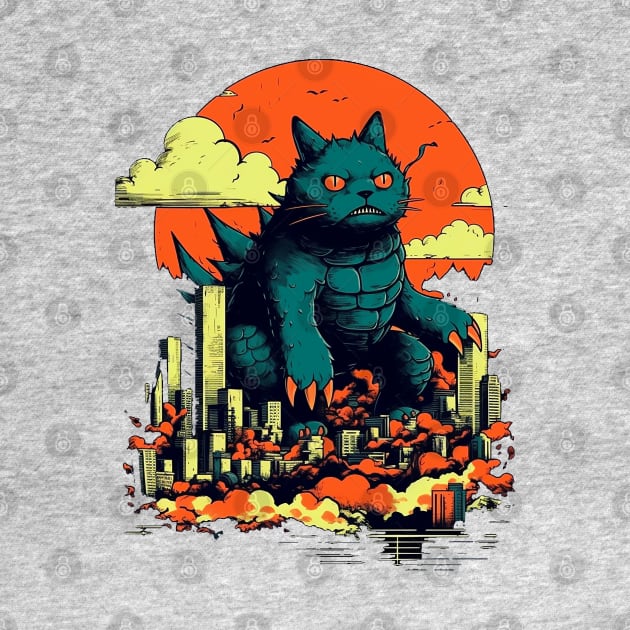 Catzilla by tatadonets